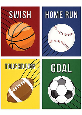 Sports Scoreboard Prints