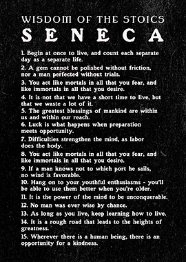 Seneca Stoics Wisdom