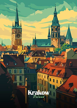 Krakow Cityscape