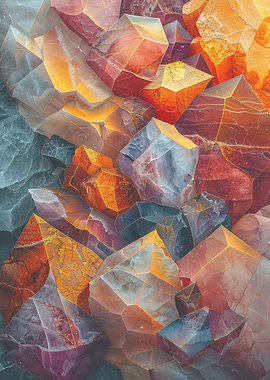 Crystalline Abstract Art