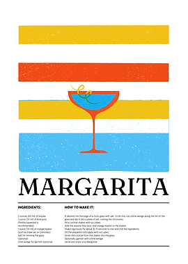 Margarita Recipe Illustration