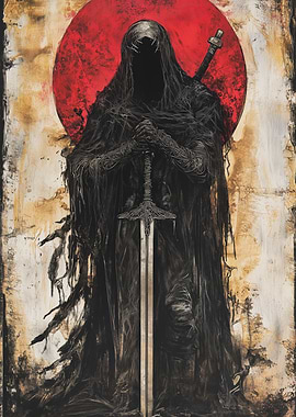 Dark Figure with Sword
