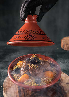 Moroccan Tagine with Apricots