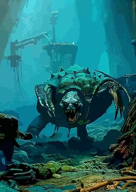 Giant Turtle Monster