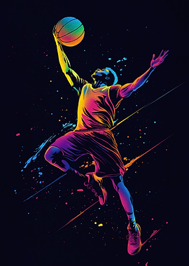 Basketball Dunk Artwork