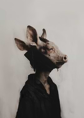 Humanoid with Deer Head