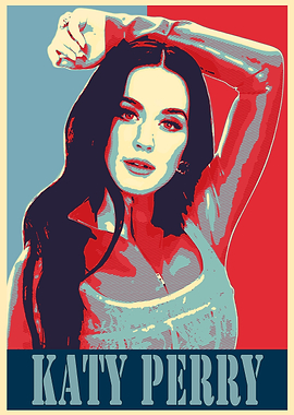 Katy Perry Pop Art Poster