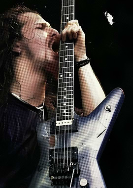 Guitarist Performing