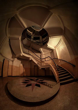 Golden spiral staircase