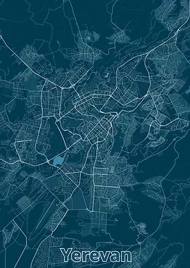 Yerevan City Map