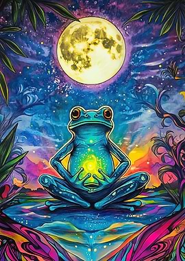 Frog Full Moon