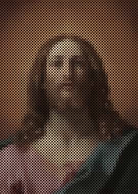 Bust Of Christ (Salvator Mundi) by Guido Reni