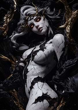 Cracked Marble Woman