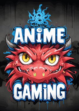 Anime Gaming Dragon Logo