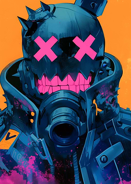 Cyberpunk Skull Mask