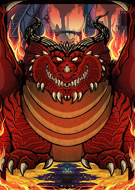 Red Dungeon Dragon