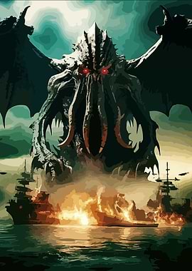 Cthulhu Sea Monster