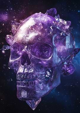 Amethyst Skull Galaxy