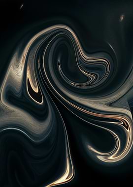 Abstract Swirling Art