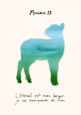 Psaume 23, Bible in french