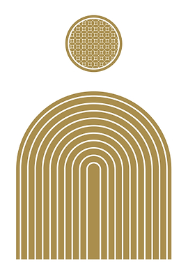 Gold Geometric Art Print