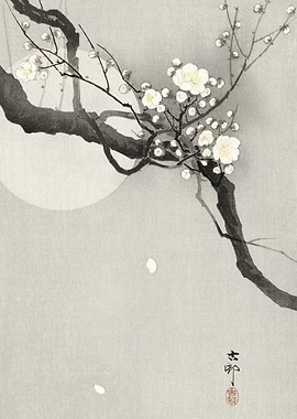Japanese Plum Blossom Painting