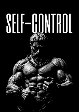 Stoicism Stoic Quote Self-Control Motivational Inspirational Poster