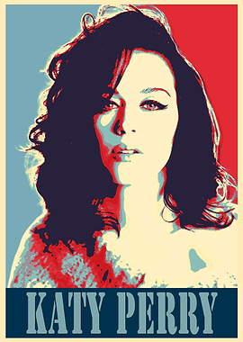 Katy Perry Pop Art Poster
