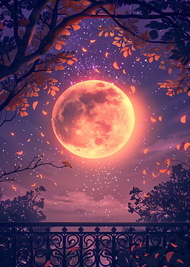 LoFi Full Moon Night