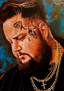 Portrait of a jelly roy with Tattoos