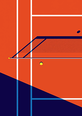 Tennis Court Abstract
