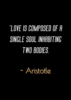 Aristotle Love Quote