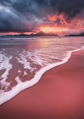 Pink Sunset Beach
