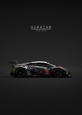 No.9 Lamborghini Huracan GT3 Evo