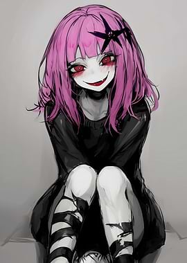 Creepy Anime Girl