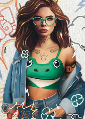 Byana Frog Queen Illustration