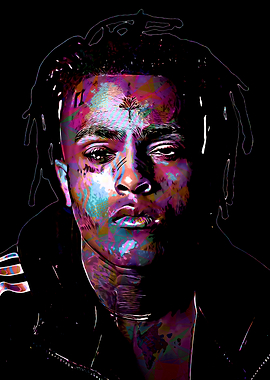 XXXTentacion Style Pop Art