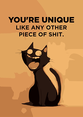 Unique Meme Cat Quote