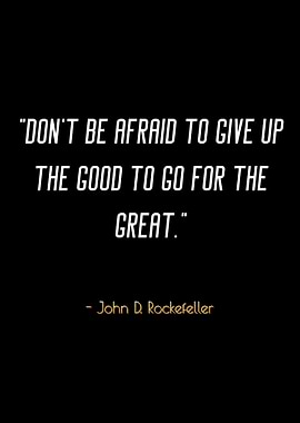 John D. Rockefeller Quote