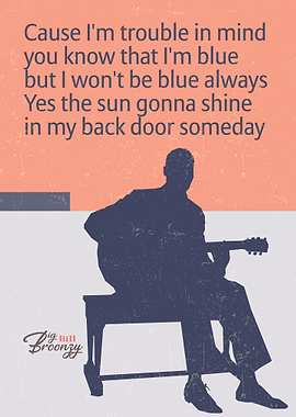 Big Bill Broonzy Blues Poster