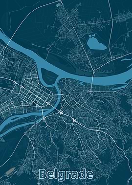 Belgrade City Map