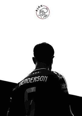 Silhouette of a Soccer Player