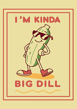 Cool Cucumber Illustration