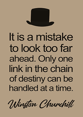 Winston Churchill Quote Inspirational Motivation