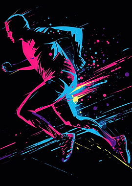Running Silhouette
