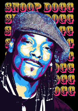 Snoop Dogg Pop Art Portrait