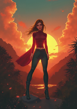 Sunset Heroine