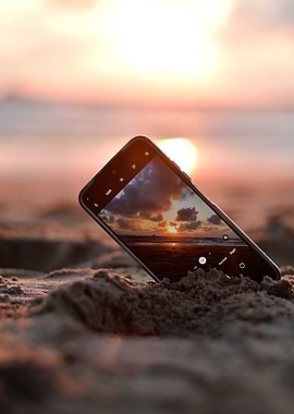 Smartphone Sunset Capture