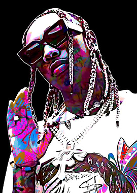 Tyga Rapper Digital Art