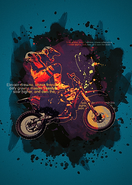 Motocross Rider Artwork